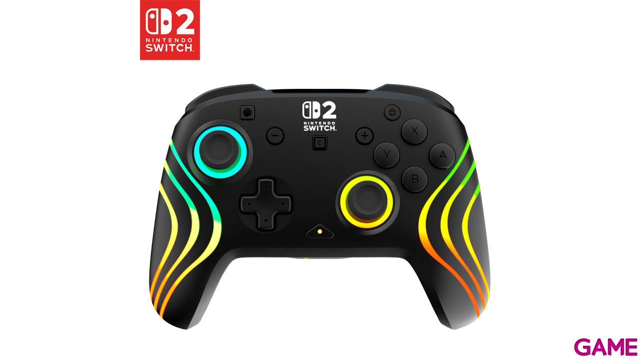 Mando RGB Wireless Turtle Beach Afterglow Negro - Switch 1 y 2-0