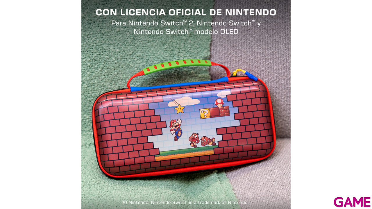 Funda Transporte PlayTrek Turtle Beach Super Mario - Switch 1 y 2-5