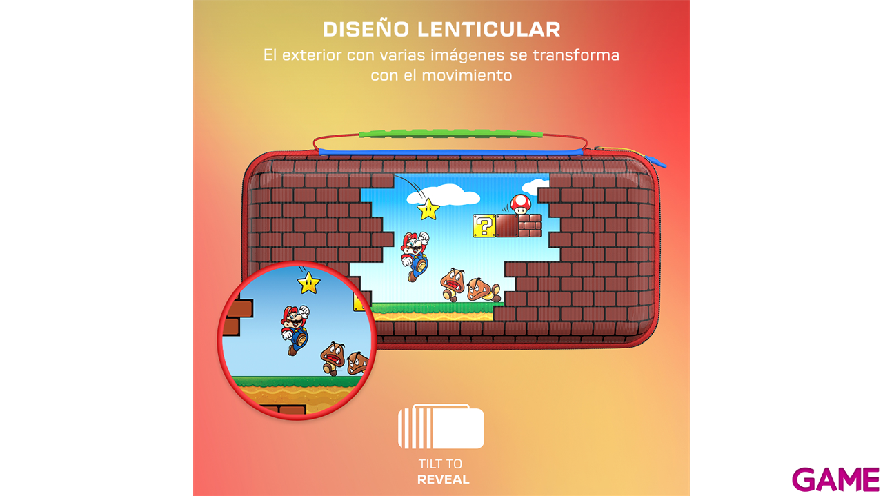 Funda Transporte PlayTrek Turtle Beach Super Mario - Switch 1 y 2-6