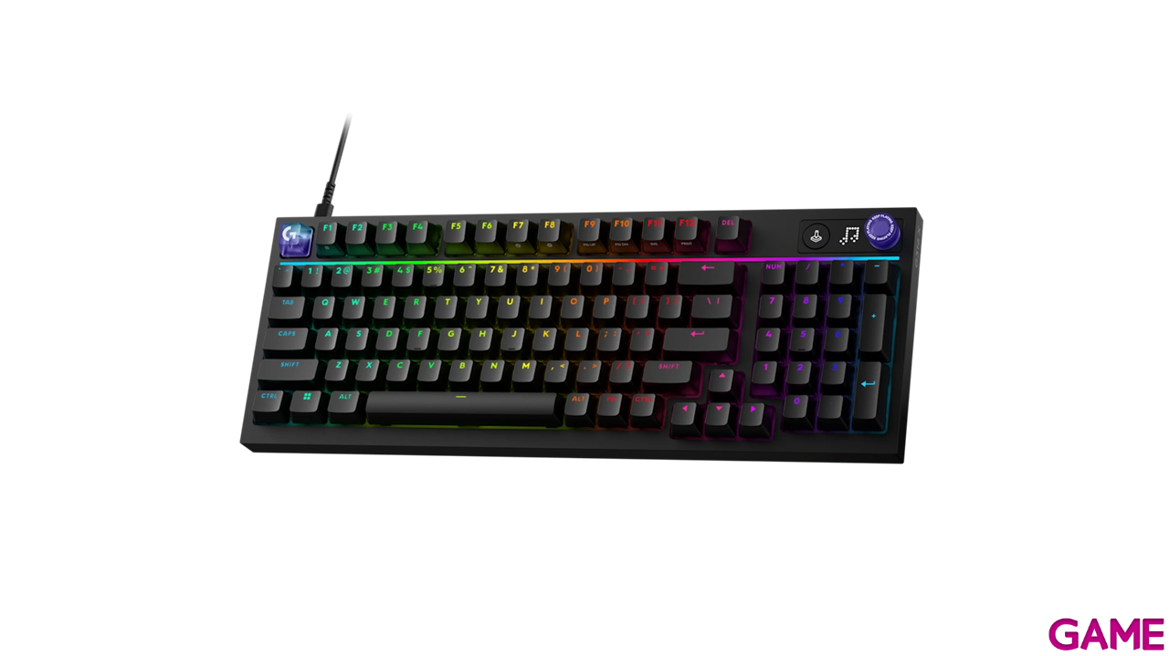 Logitech G316 X 98 Black Spanish Layout - Teclado Gaming-1