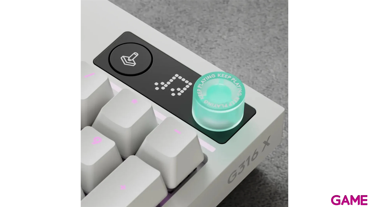 Logitech G316 X 98 White Spanish Layout - Teclado Gaming-1