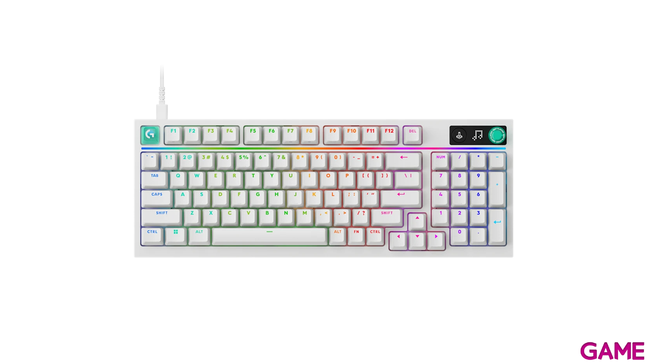 Logitech G316 X 98 White Spanish Layout - Teclado Gaming-4