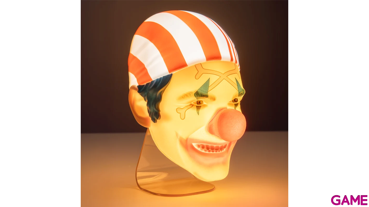 Lámpara One Piece Buggy Mask de 19 cm-2