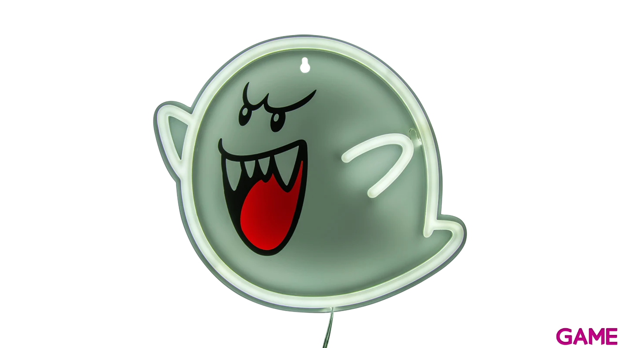 Iluminación de pared Super Mario Boo LED Neon Light de 25 cm-0