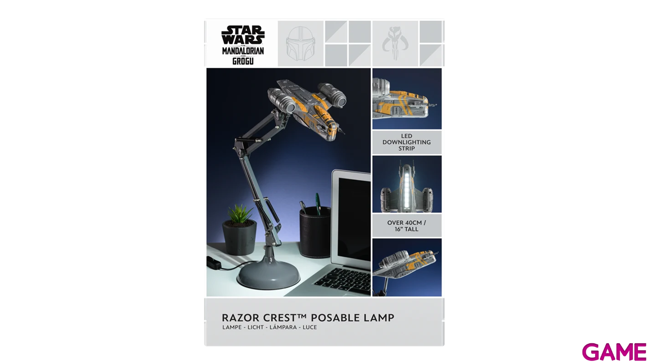 Lámpara de Escritorio Star Wars Mandalorian Razor Crest de 40 cm-2