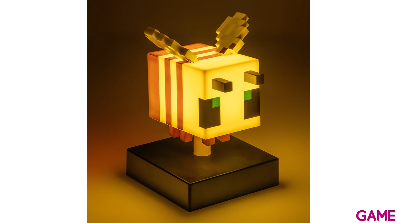 Figura con Luz Minecraft Bee Icon Light de 11 cm-0