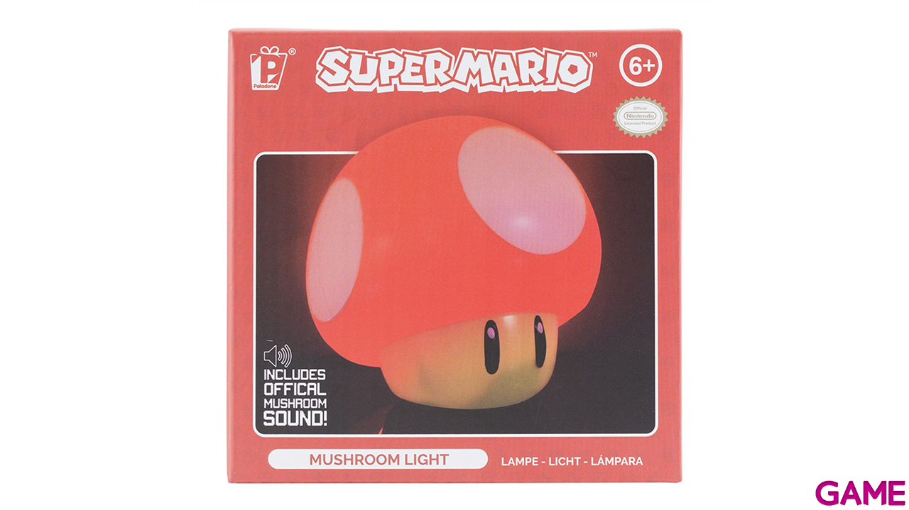 Lámpara Super Mario Mushroom de 12 cm-2