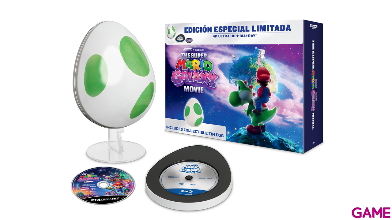 Super Mario Galaxy La Película 4K + BD Edición Especial Huevo Yoshi-1