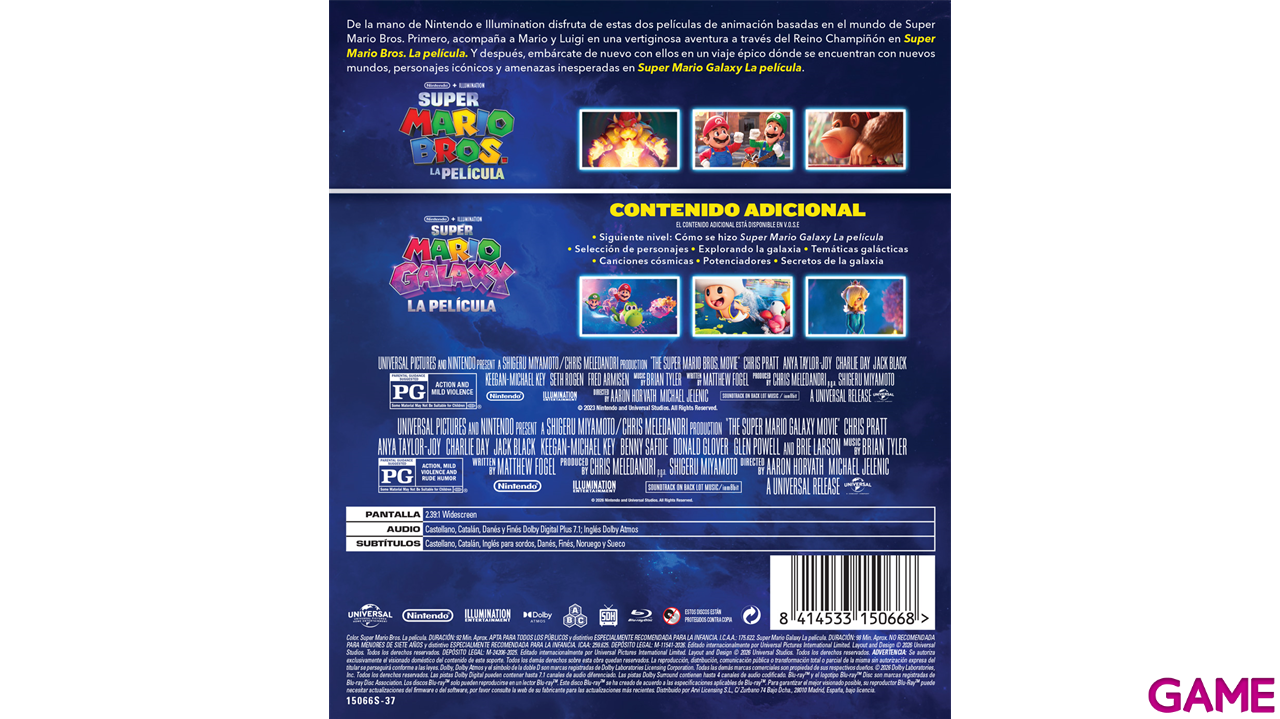 Pack Super Mario Películas 1 y 2-1