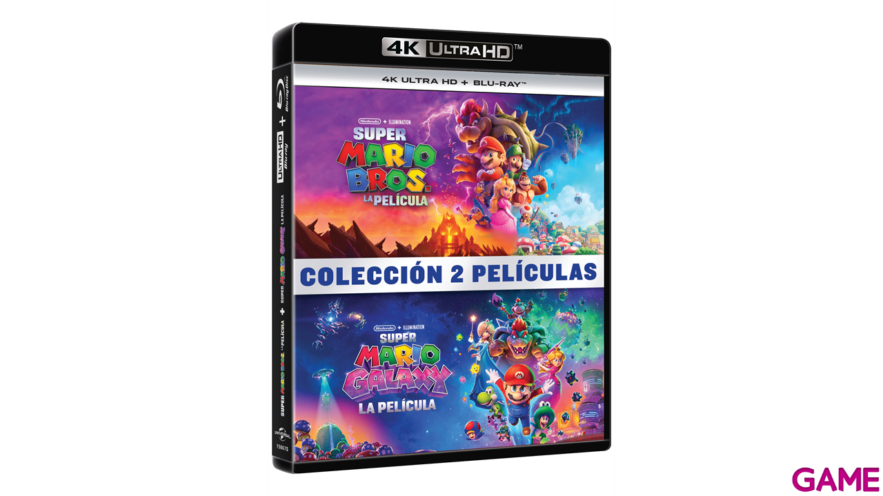 Pack Super Mario Películas 1 y 2 4K + BD-0