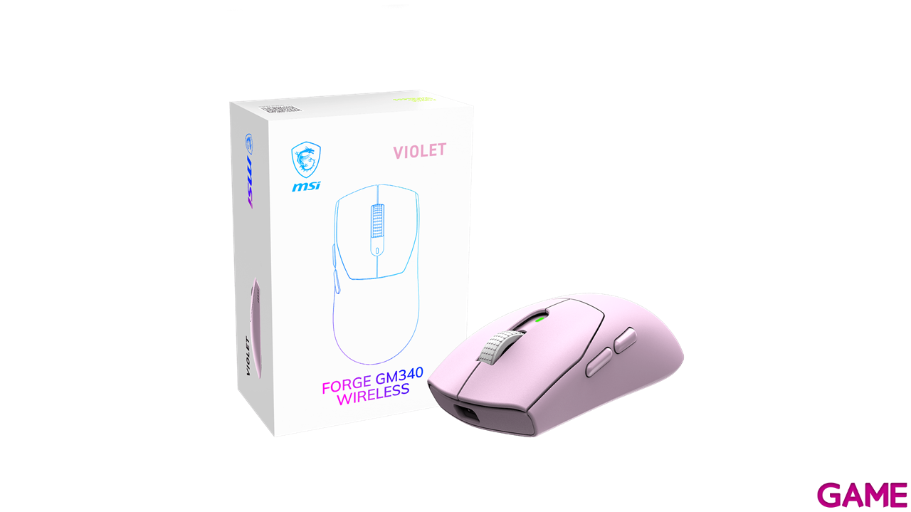 MSI Forge GM340 Wireless Bluetooth optico 12000 DPI Ski - Raton Gaming-0