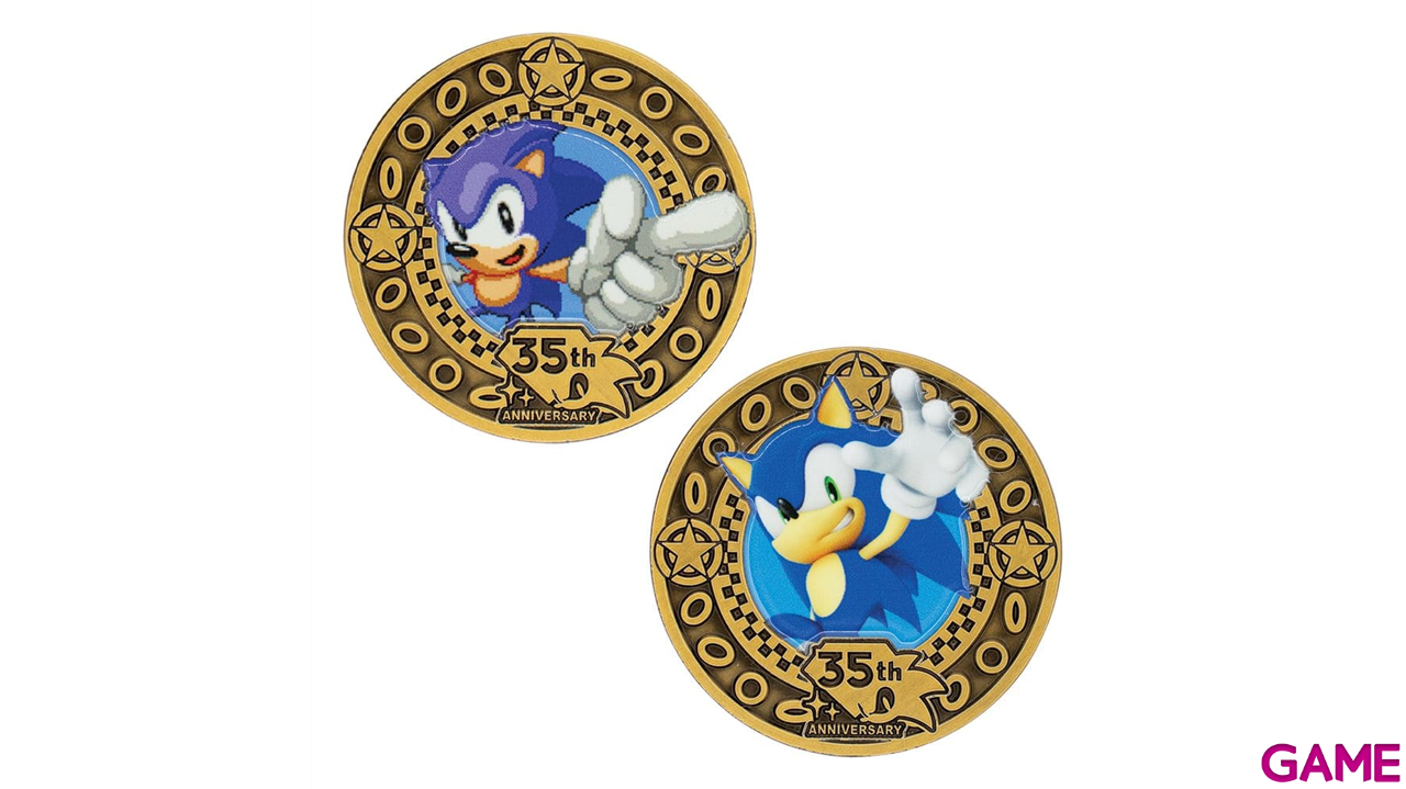 Moneda Coleccionable Sonic the Hedgehog 35th Anniversary Limited Edition-0