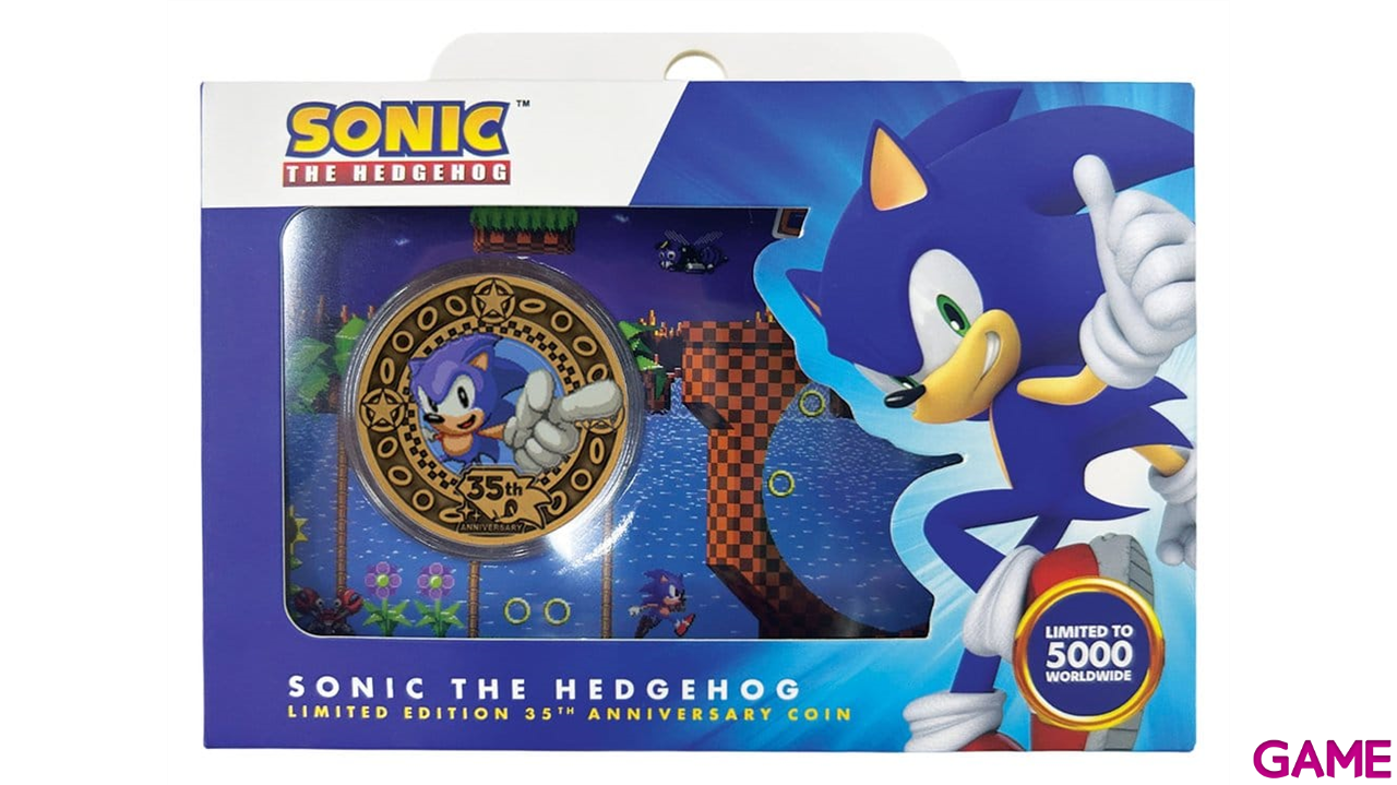 Moneda Coleccionable Sonic the Hedgehog 35th Anniversary Limited Edition-2