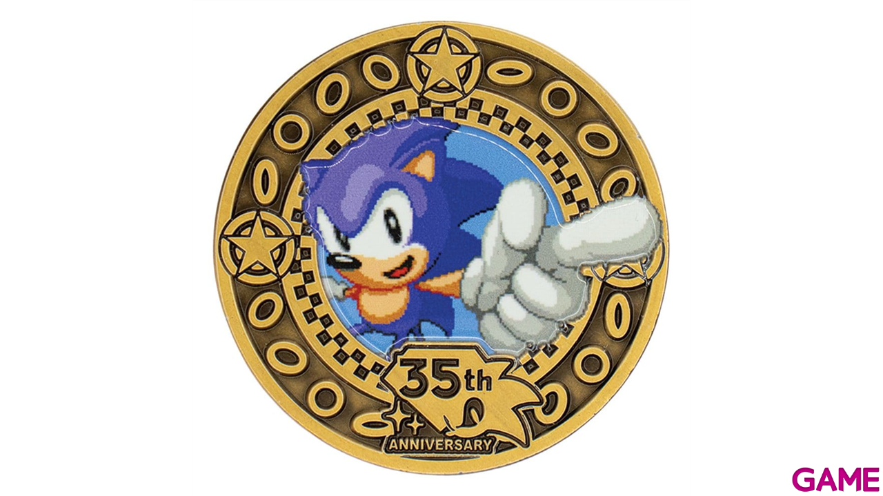 Moneda Coleccionable Sonic the Hedgehog 35th Anniversary Limited Edition-4
