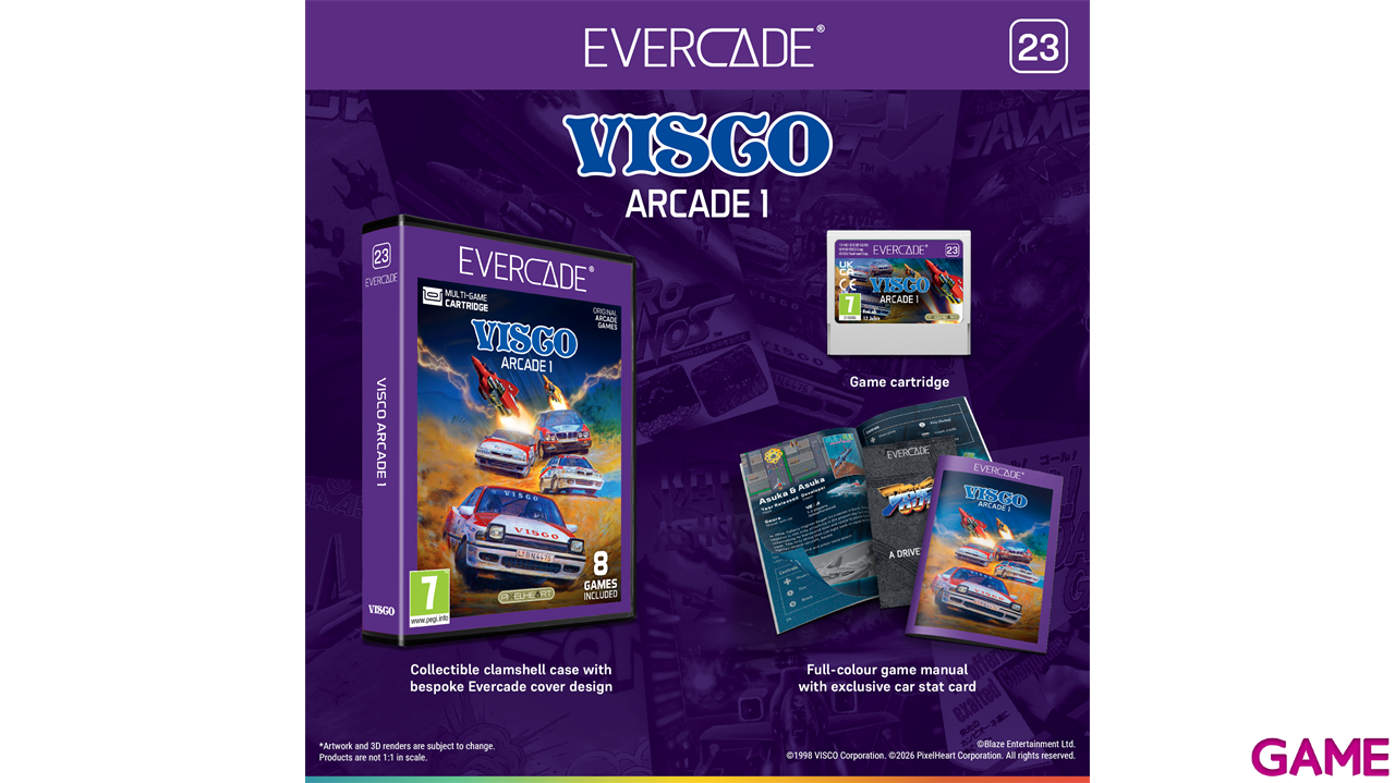 Cartucho Evercade Visco Arcade 1-10