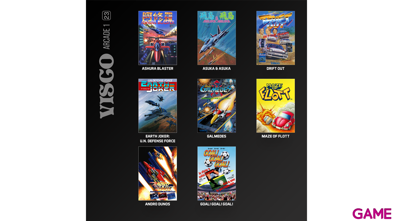 Cartucho Evercade Visco Arcade 1-4