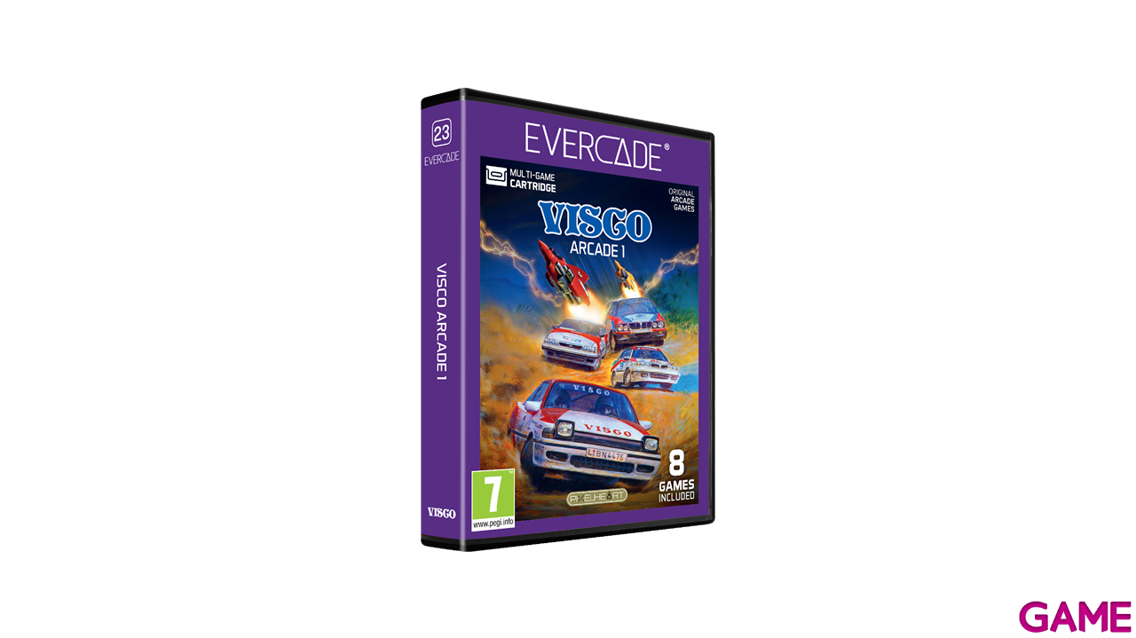 Cartucho Evercade Visco Arcade 1-7