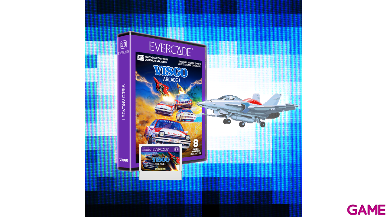 Cartucho Evercade Visco Arcade 1-8