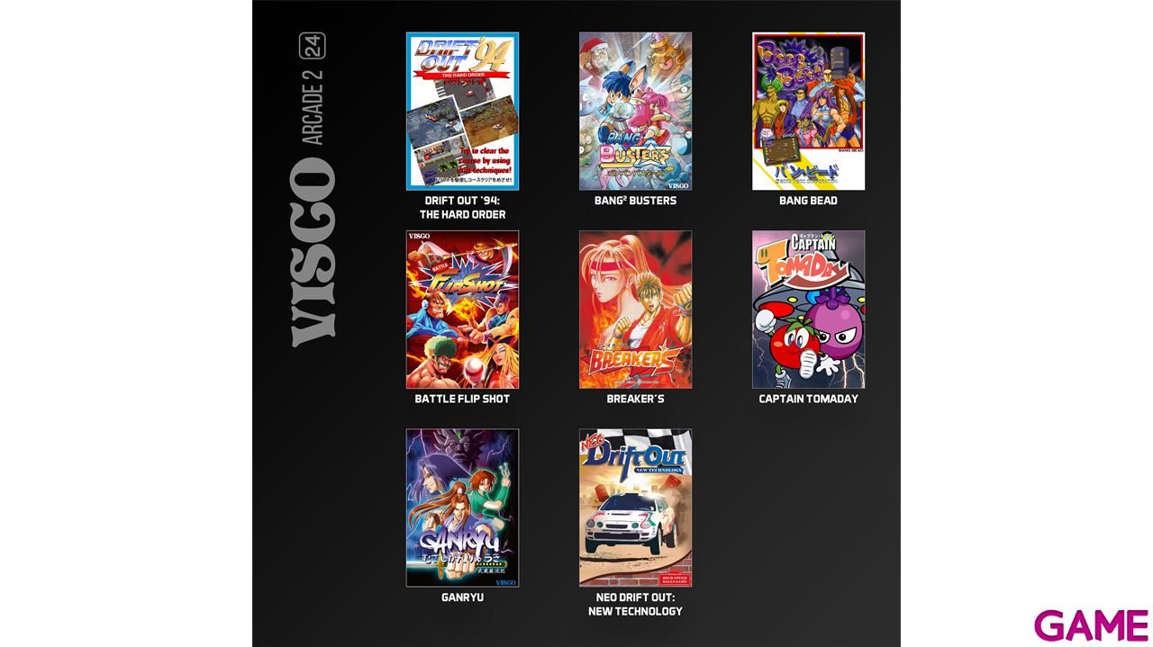 Cartucho Evercade Visco Arcade 2-5