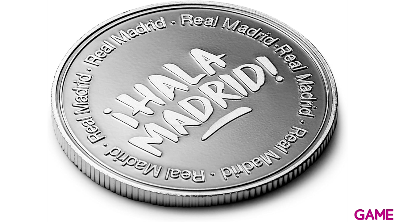 Moneda Niquel Real Madrid Edición especial con Escudo e inscripción ¡Hala Madrid!-0