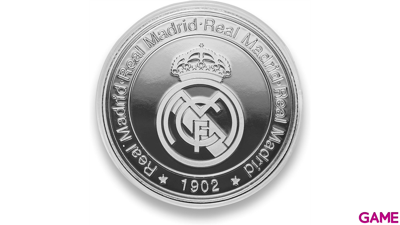 Moneda Niquel Real Madrid Edición especial con Escudo e inscripción ¡Hala Madrid!-1