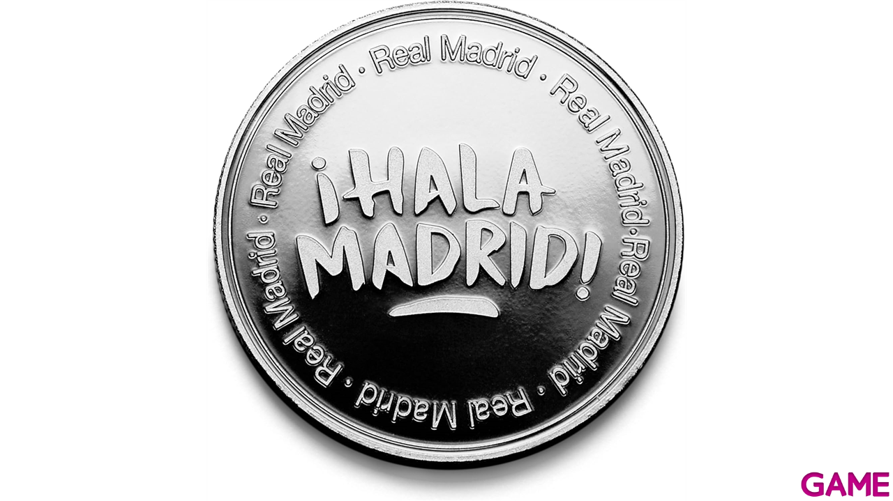 Moneda Niquel Real Madrid Edición especial con Escudo e inscripción ¡Hala Madrid!-4