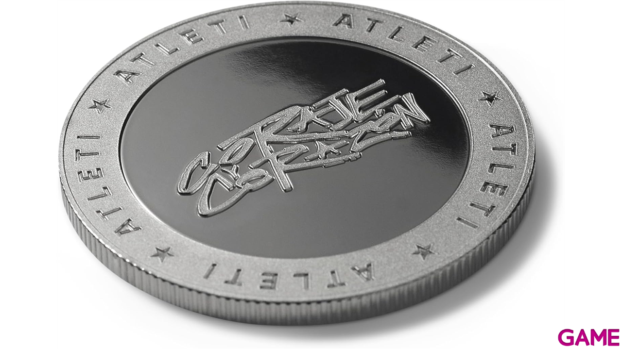 Moneda Niquel Atlético de Madrid Edición especial con Escudo e inscripción 