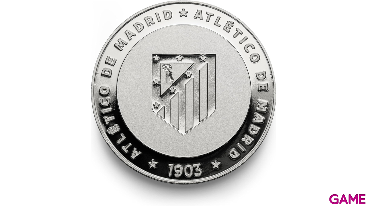 Moneda Niquel Atlético de Madrid Edición especial con Escudo e inscripción 