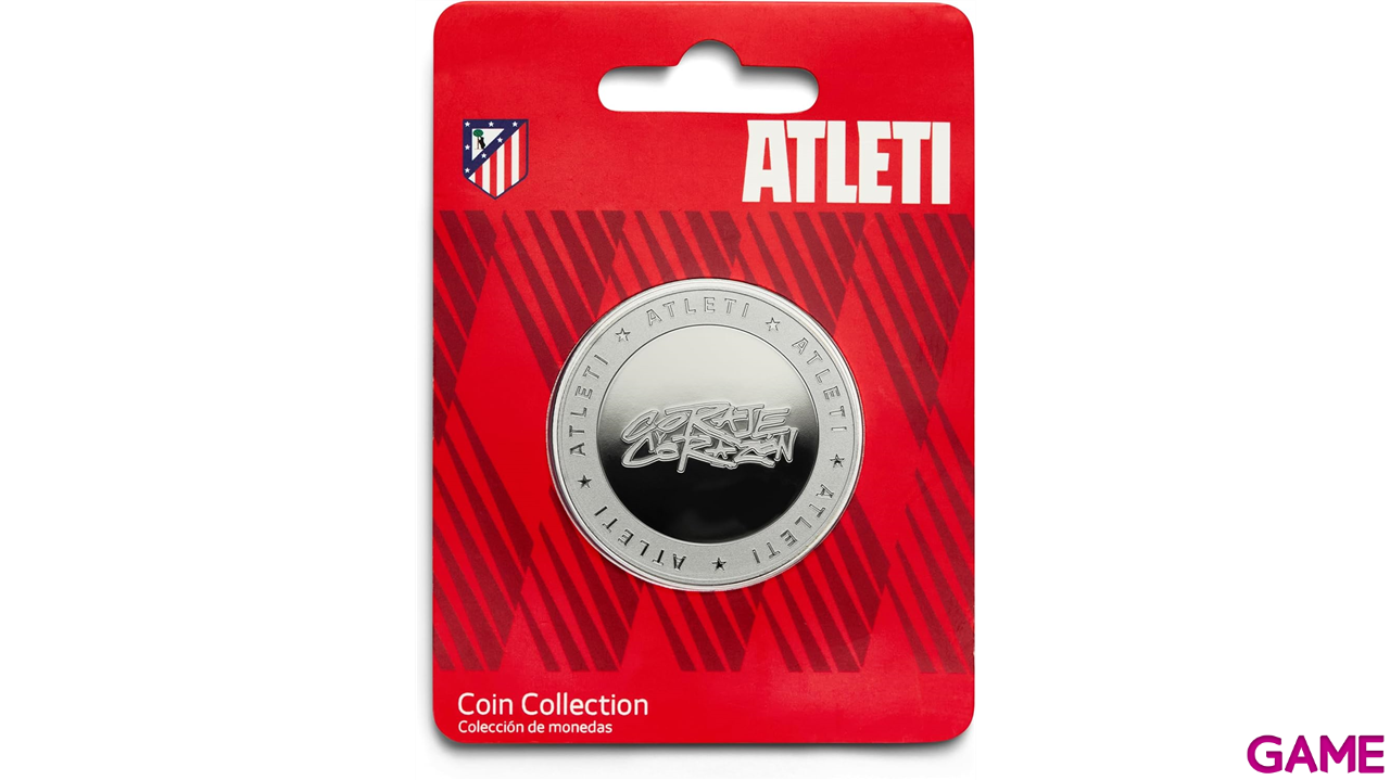 Moneda Niquel Atlético de Madrid Edición especial con Escudo e inscripción 