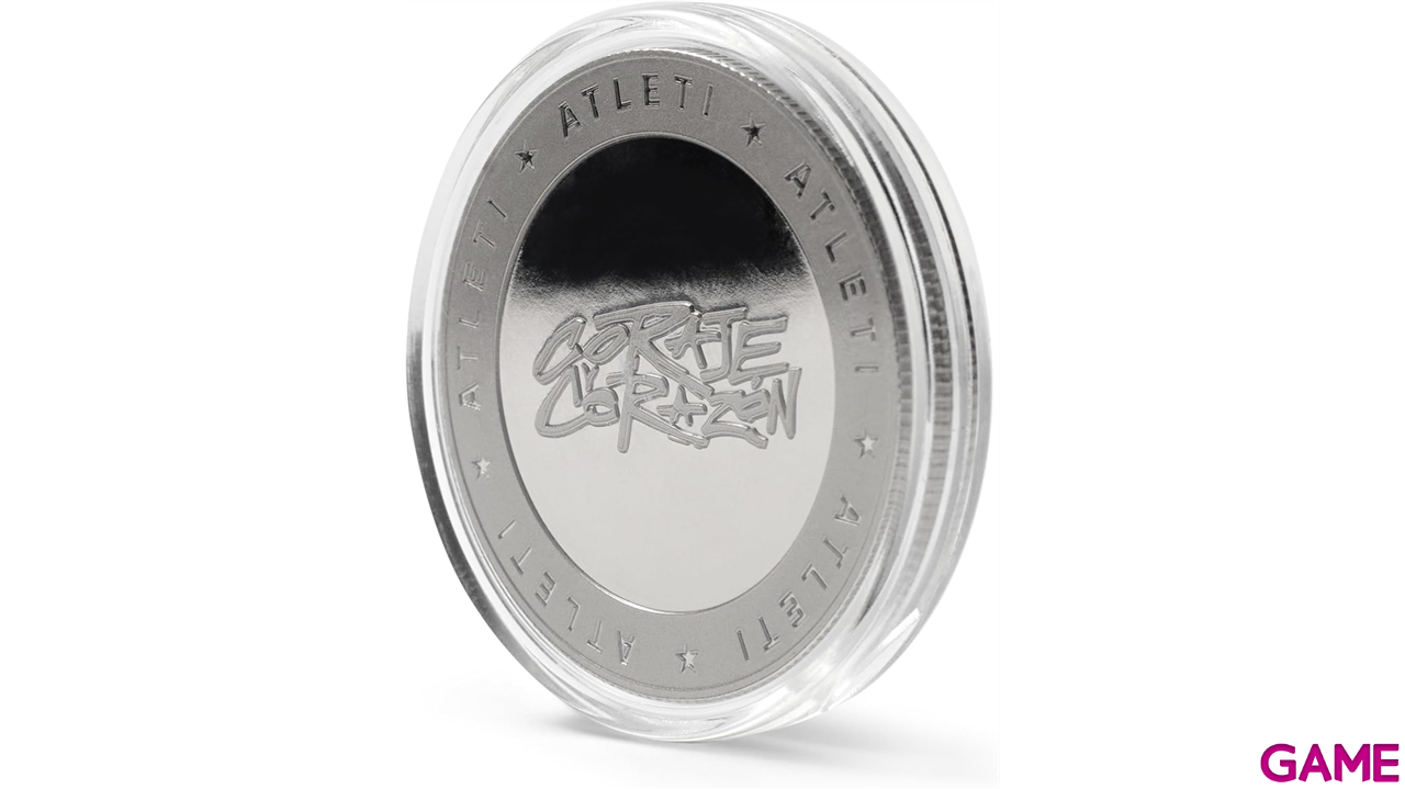 Moneda Niquel Atlético de Madrid Edición especial con Escudo e inscripción 