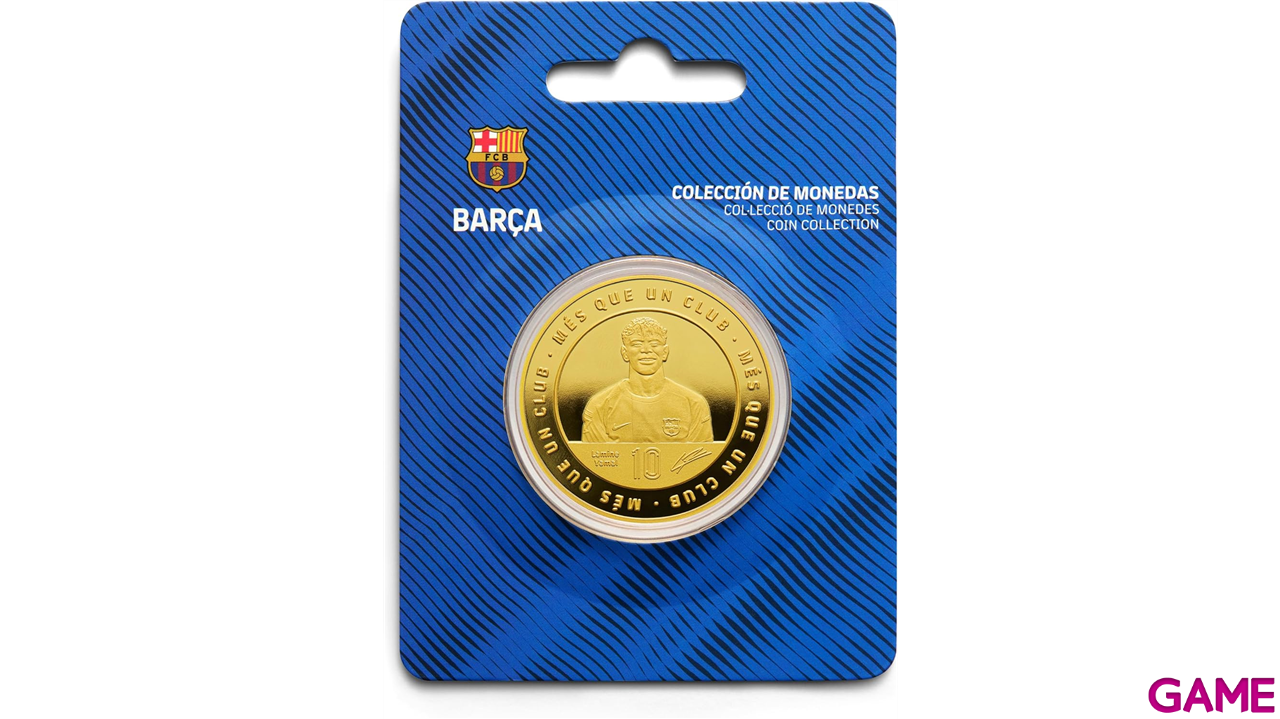 Moneda dorada FC Barcelona Edición especial Lamine Yamal-0
