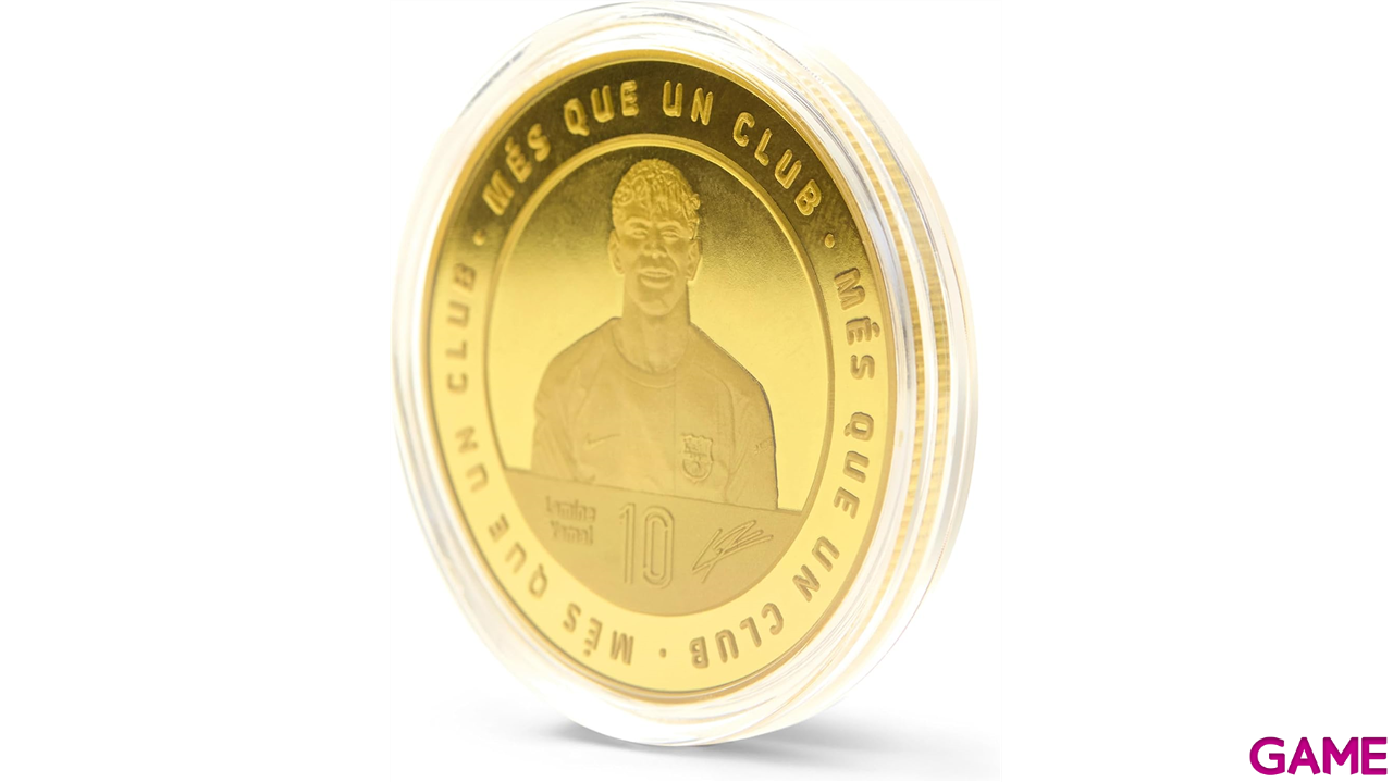 Moneda dorada FC Barcelona Edición especial Lamine Yamal-2