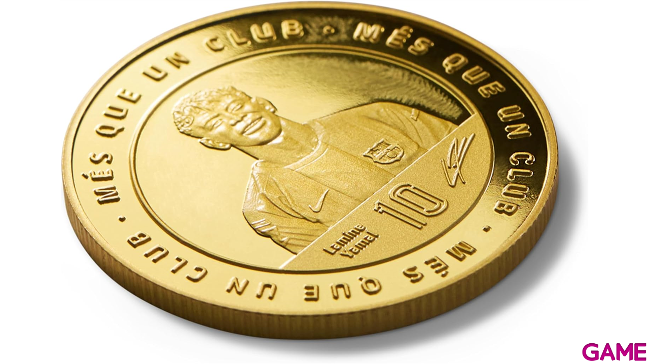Moneda dorada FC Barcelona Edición especial Lamine Yamal-6