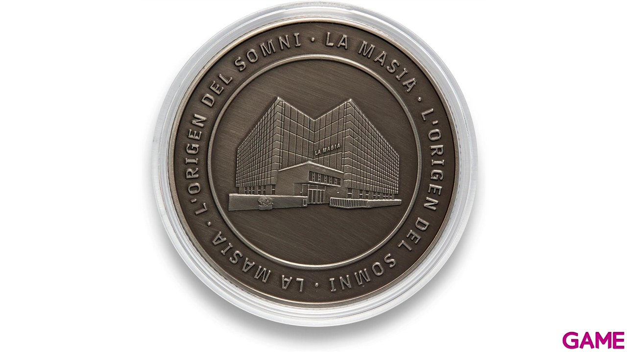 Moneda color bronce FC Barcelona Edición especial con Escudo y la Massia-2