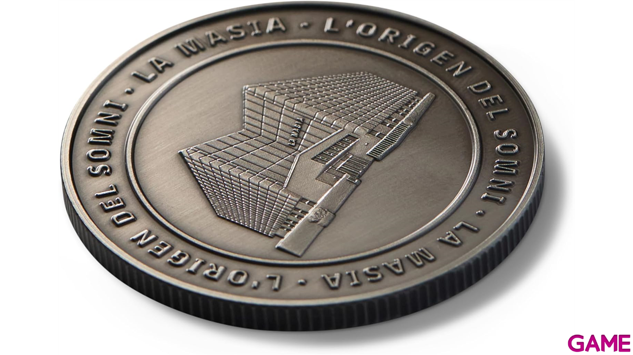 Moneda color bronce FC Barcelona Edición especial con Escudo y la Massia-5