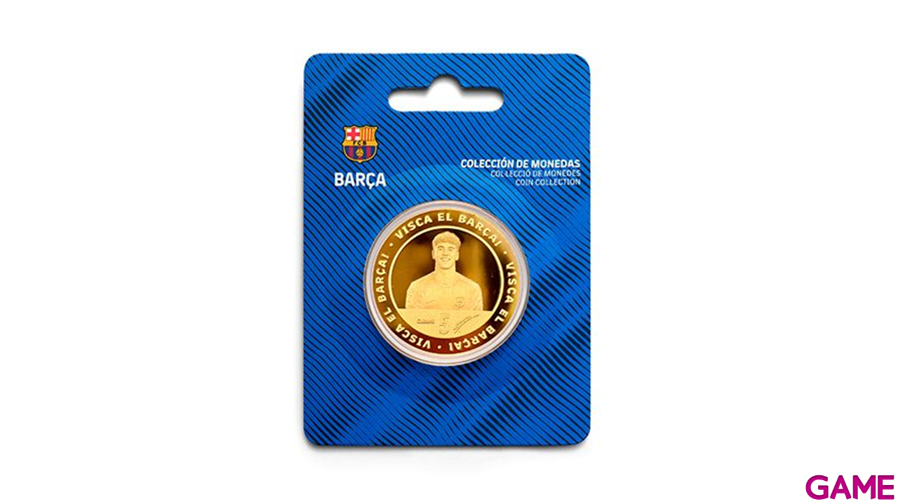 Moneda dorada FC Barcelona Edición Especial Pau Cubarsí “Classic 2025-26”-1
