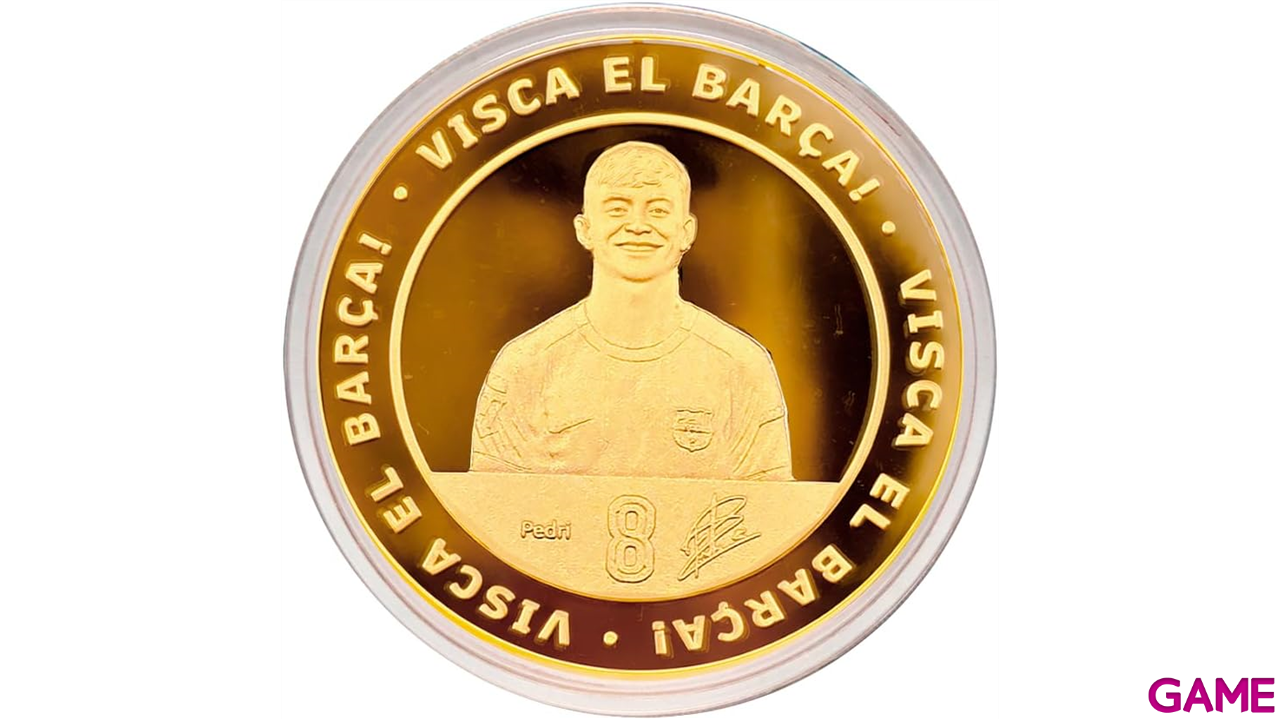 Moneda dorada FC Barcelona Edición Especial Pedri “Classic 2025-26”-0