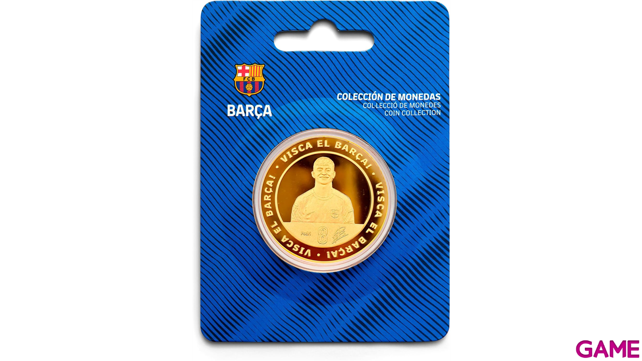 Moneda dorada FC Barcelona Edición Especial Pedri “Classic 2025-26”-1