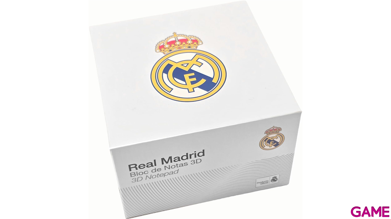 Bloc de notas Real Madrid con Escultura en 3D del Estadio Bernabeu-9