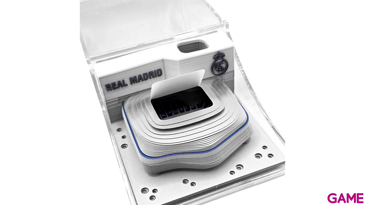 Bloc de notas Real Madrid con Escultura en 3D del Estadio Bernabeu-2