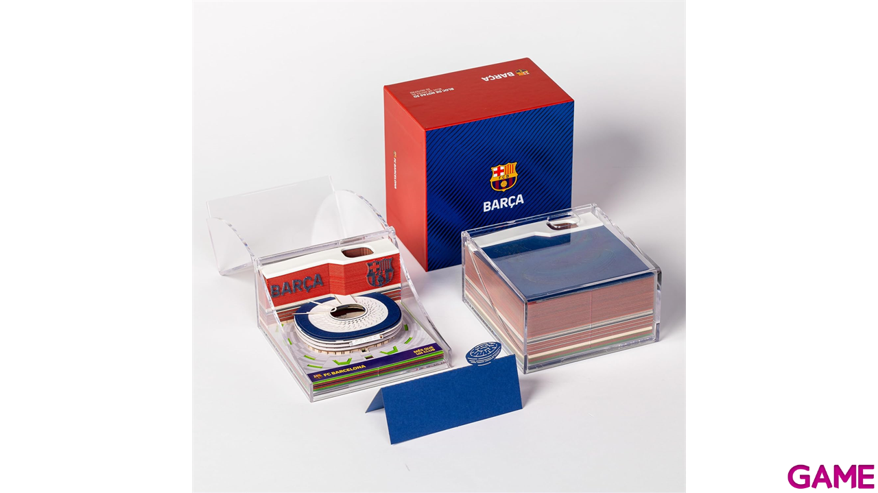 Bloc de notas FC Barcelona con Escultura en 3D del Estadio Spotify Camp Nou-4