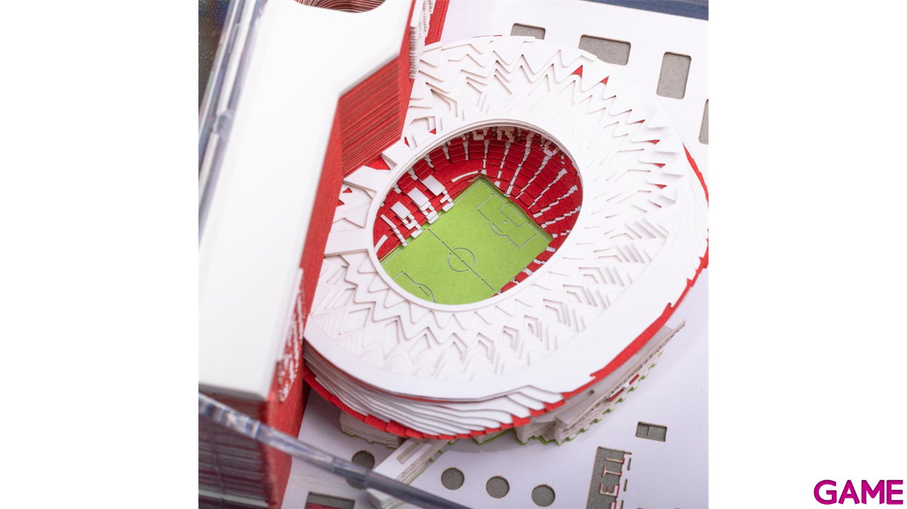 Bloc de notas Atlético de Madrid con Escultura en 3D del Estadio Riyadh Air Metropolitano-4