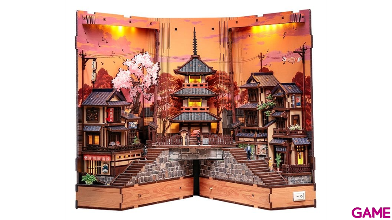 Maqueta Book Nook Twilight Sakura Path 23 x 12 cm-0