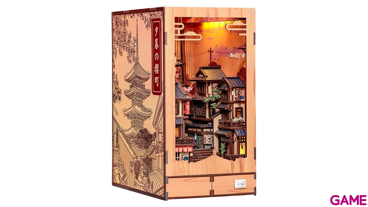 Maqueta Book Nook Twilight Sakura Path 23 x 12 cm-1
