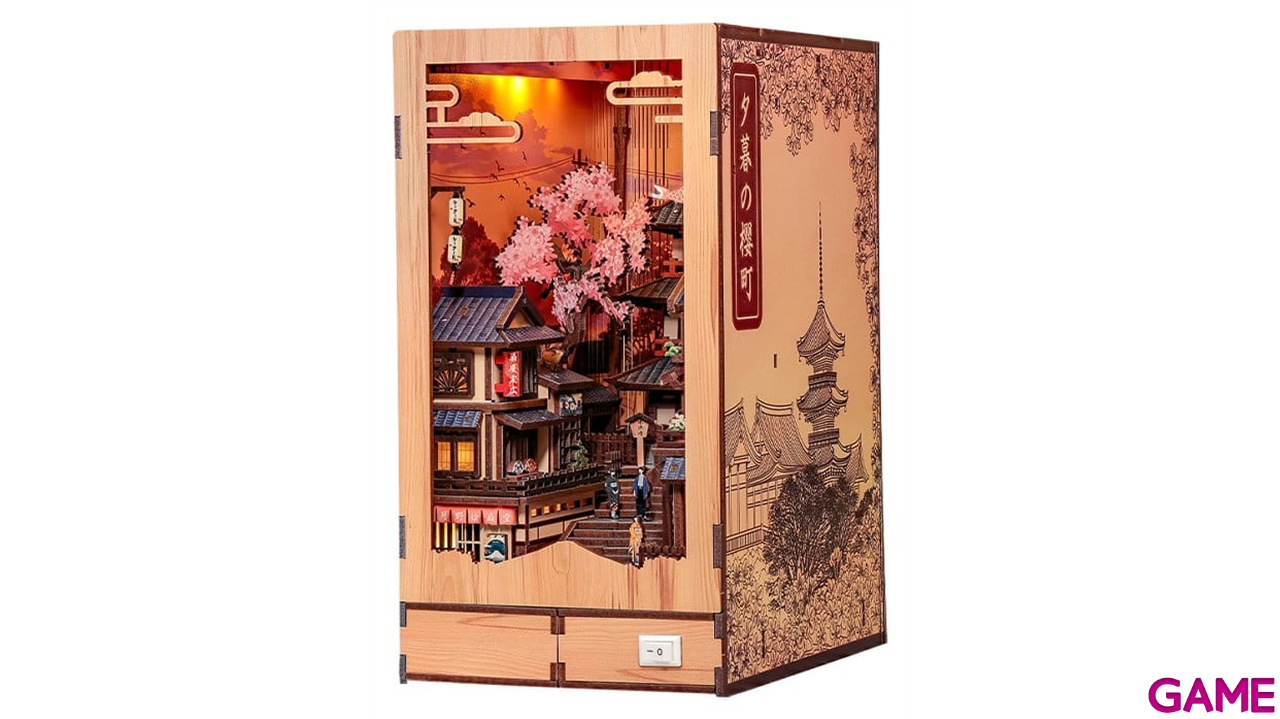 Maqueta Book Nook Twilight Sakura Path 23 x 12 cm-3