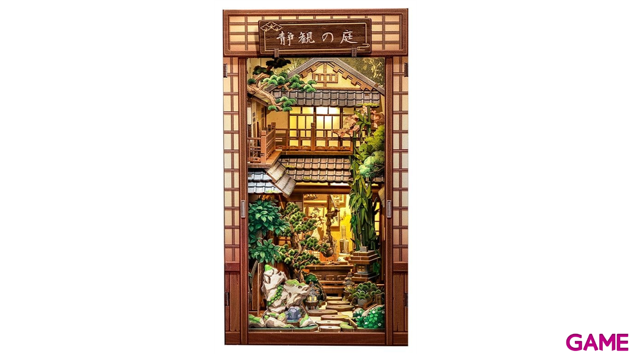 Maqueta Book Nook Serene Courtyard 22 x 12 cm-0