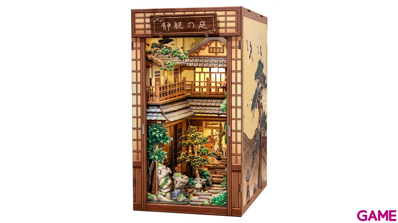 Maqueta Book Nook Serene Courtyard 22 x 12 cm-3