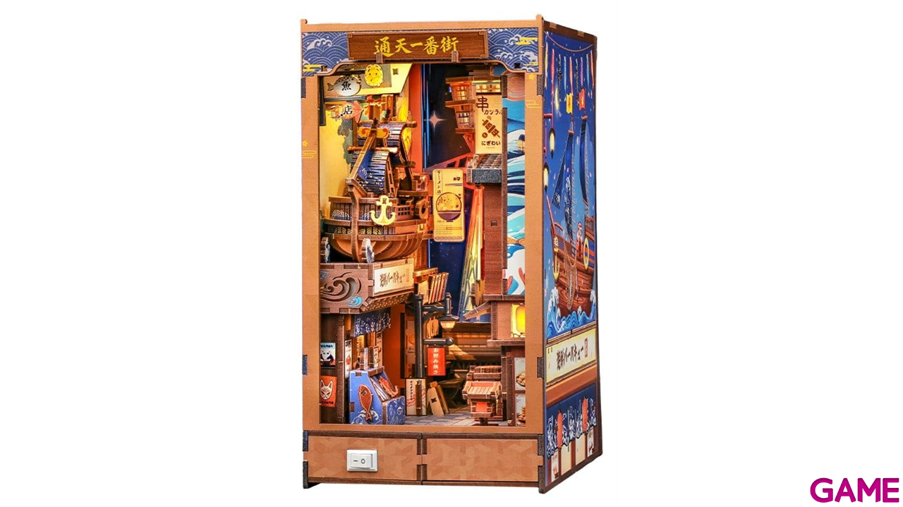 Maqueta Book Nook Tsutenkaku Ichiban Street 23 x 12 cm-3