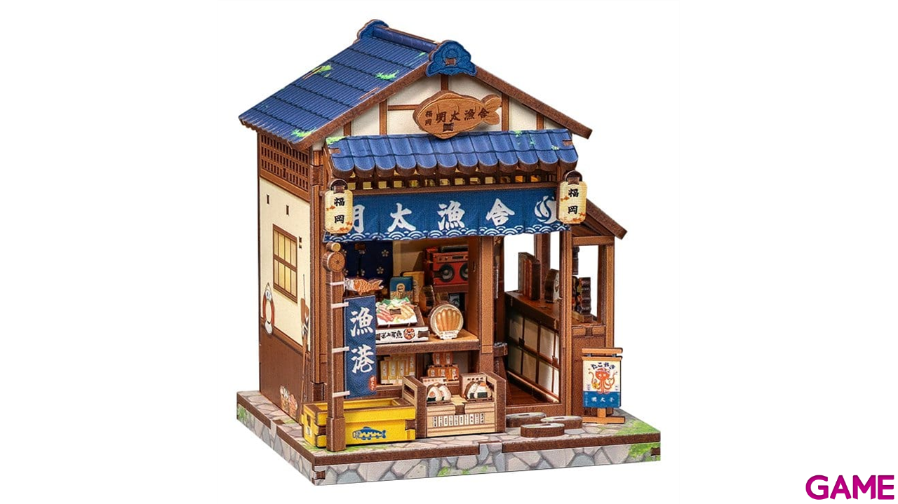 Maqueta Model Kit Miniature House Fukuoka Mentaiko Kitchen 11 x 9 cm-2