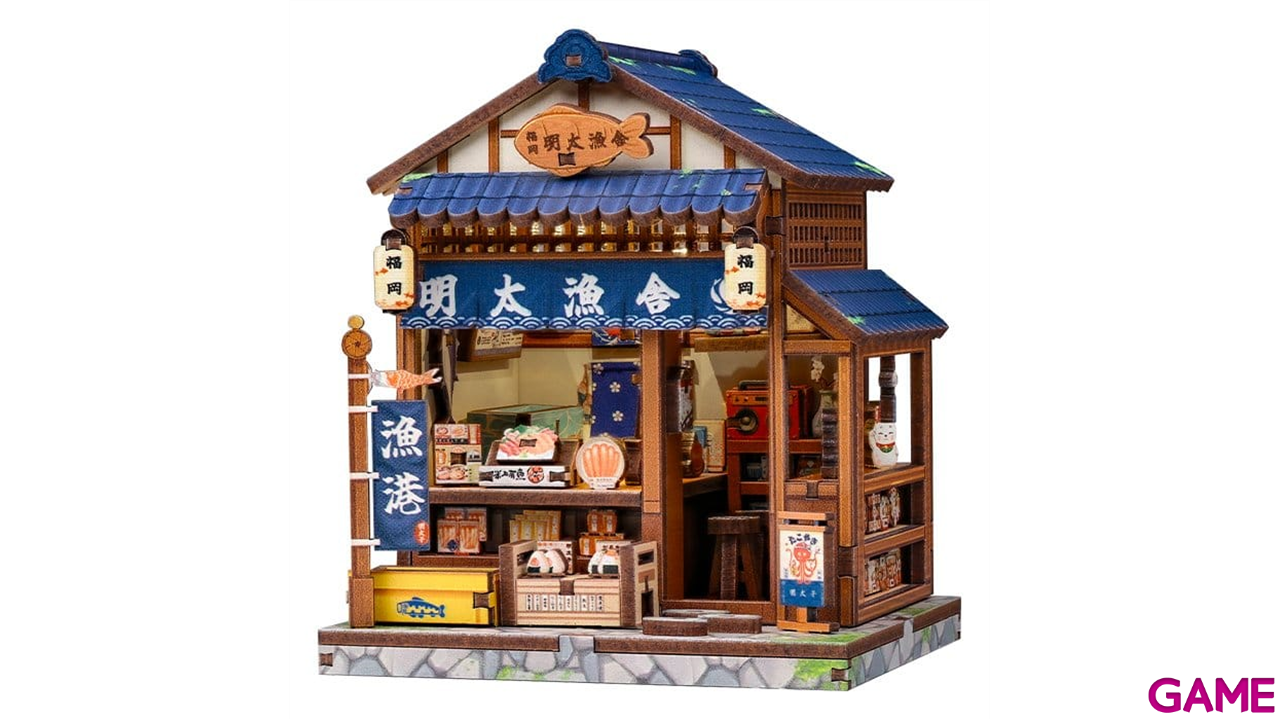 Maqueta Model Kit Miniature House Fukuoka Mentaiko Kitchen 11 x 9 cm-3